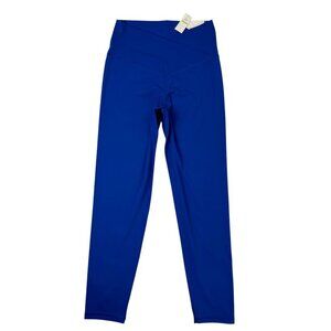 Offline by Aerie Real Me 7/8 High Rise Crossover Leggings Blue Size L NWT